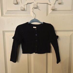 Baby Gap Girl's  Black Cardigan Size 12-18M
